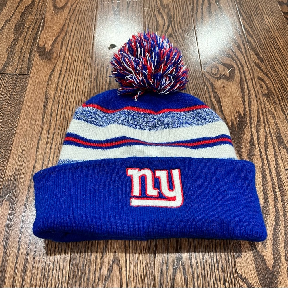 {City Hunter} Islanders Knit Pom Pom Hat, OS